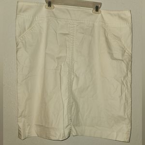 Lafayette 148 White Skirt